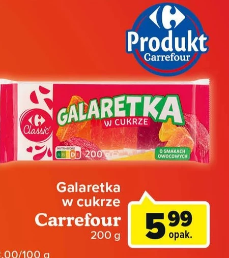 Galaretka słodka Carrefour