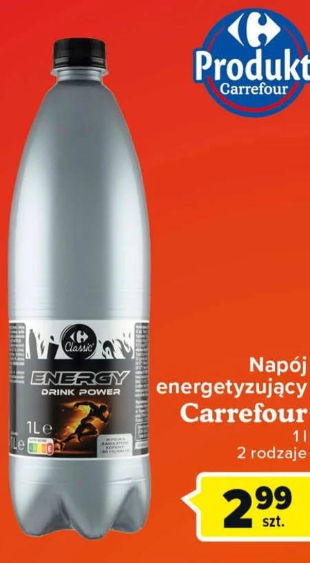 Napój energetyczny Carrefour
