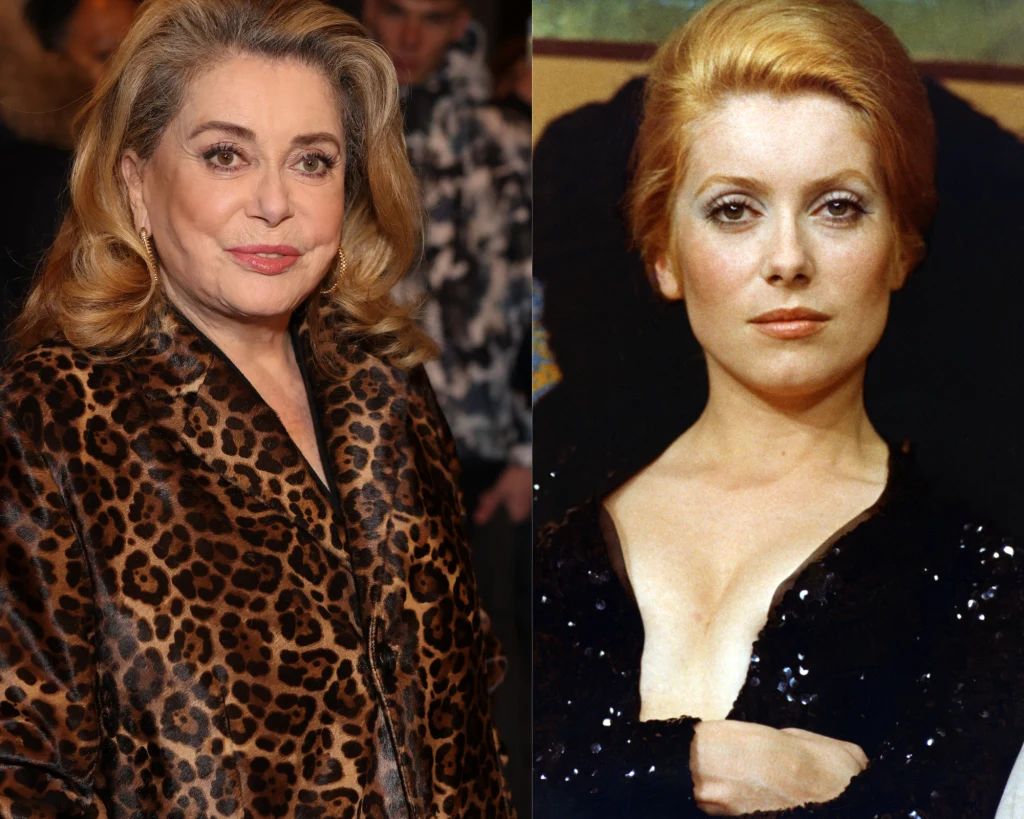 Catherine Deneuve na Paris Fashion Week