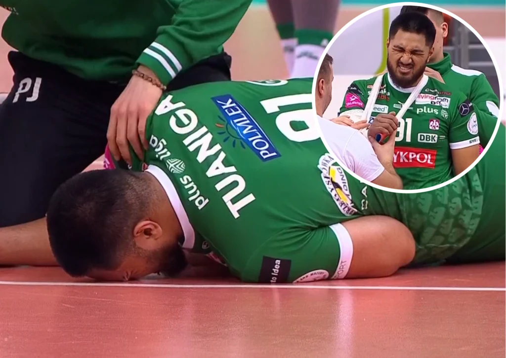 Joshua Tuaniga skończył spotkanie z groźnie wyglądającą kontuzją