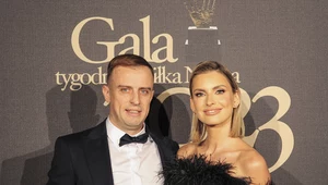 Kamil Groisicki z żoną Dominiką