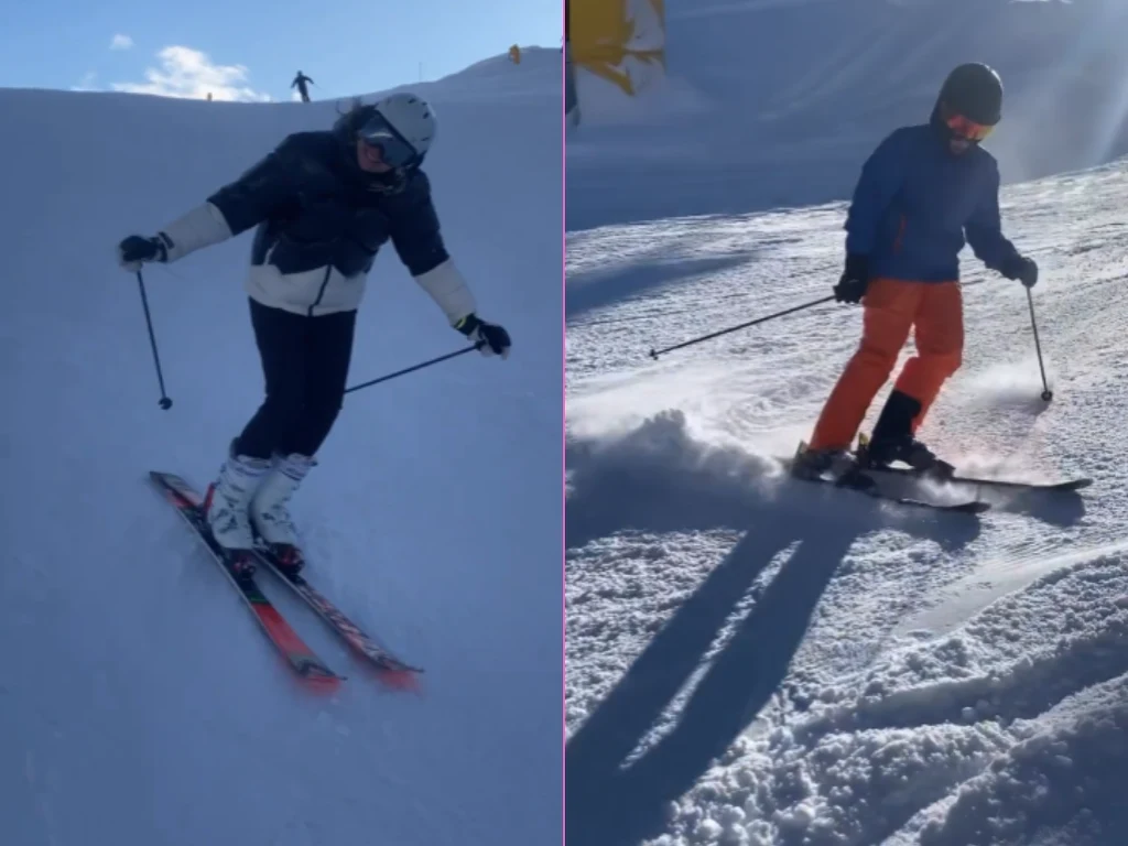 Sonia Bohosiewicz na nartach z byłym mężem i dziećmi