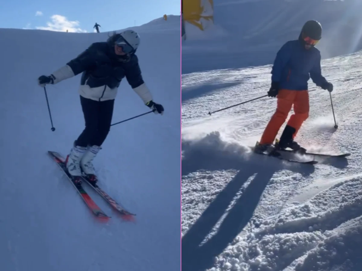 Sonia Bohosiewicz na nartach z byłym mężem i dziećmi