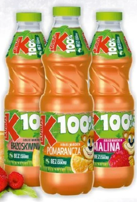Kubuś 100% Sok jabłko marchew pomarańcza 850 ml