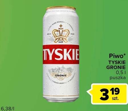 Tyskie Piwo jasne 500 ml