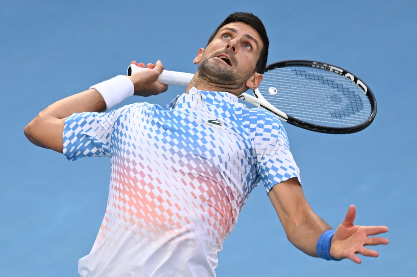 Novak Djoković podczas Australian Open