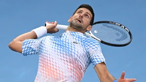 Novak Djoković podczas Australian Open