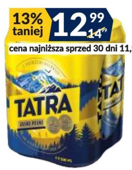 Tatra Piwo jasne pełne 4 x 500 ml