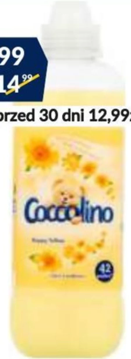 Coccolino Happy Yellow Płyn do płukania tkanin koncentrat 1050 ml (42 prania)