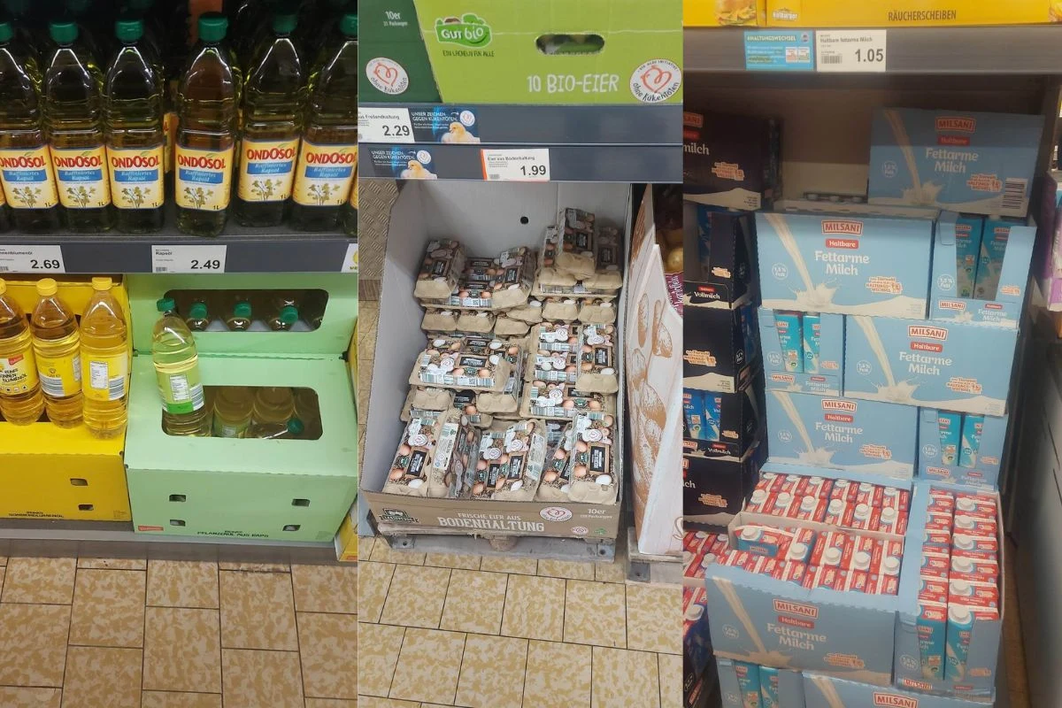 Ile kosztują podstawowe produkty w Niemieckim markecie? Ile kosztują podstawowe produkty w Niemieckim markecie?