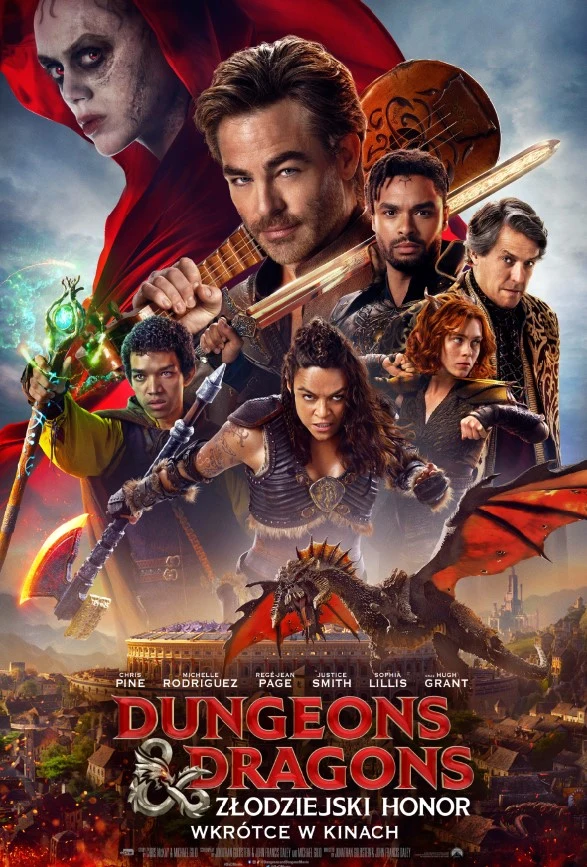 Plakat filmu "Dungeons & Dragons: Złodziejski honor" 