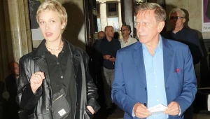 Helena Englert z ojcem Janem Englertem.