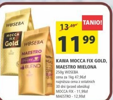 Woseba Maestro Coffee Blend Kawa palona mielona 250 g
