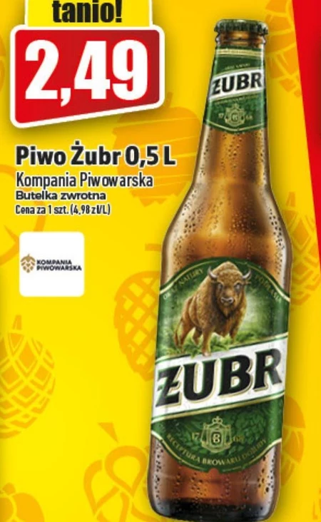 Żubr Piwo jasne 650 ml