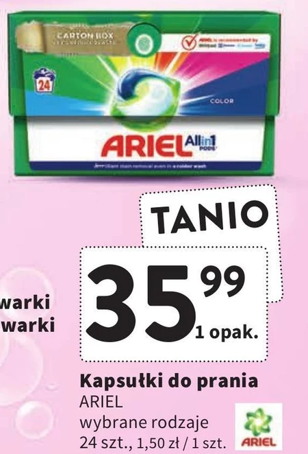 Ariel Kapsułki All-in-1 PODS, kapsułki do prania 24 prań