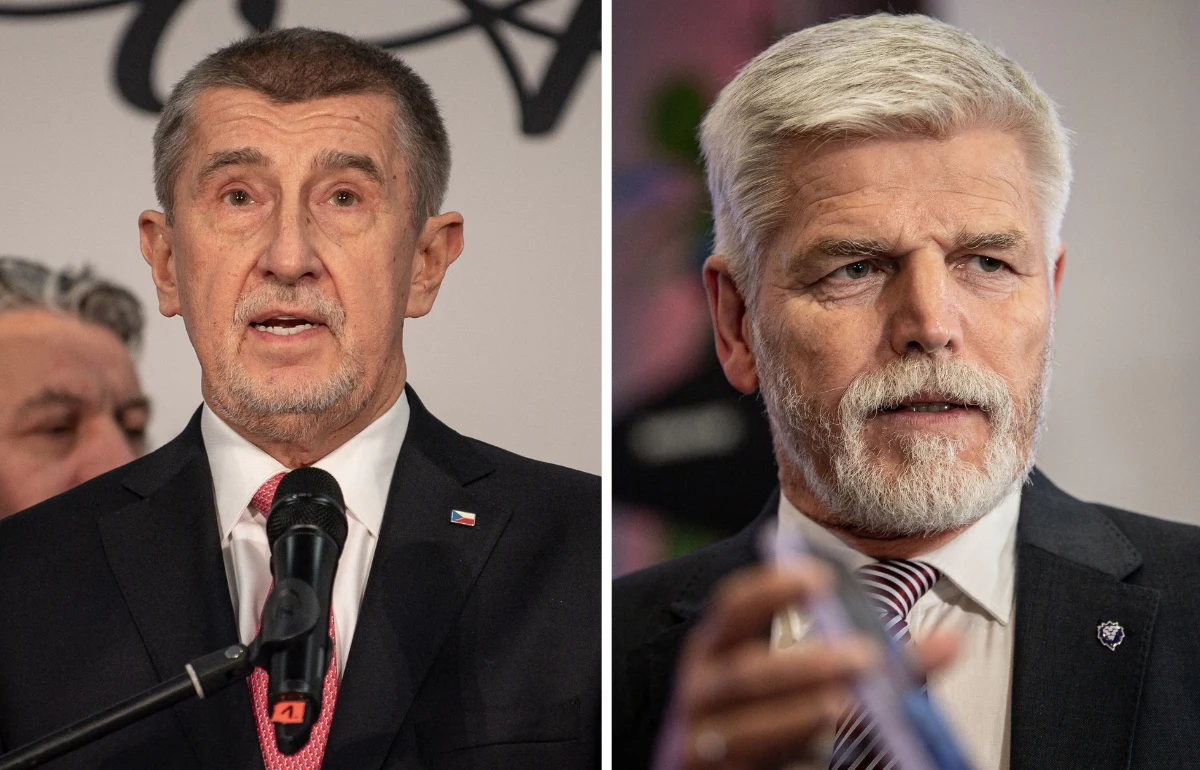 Andrej Babisz (Lukas Kabon /Anadolu Agency) i generał Petr Pavel (Lukas Kabon / Anadolu Agency)