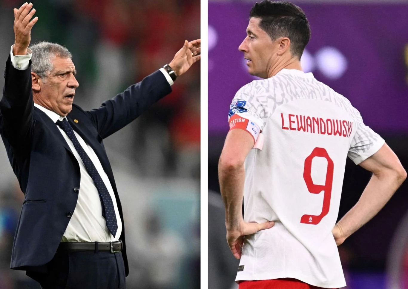 Reprezentacja Polski. Robert Lewandowski i Fernando Santos Reprezentacja Polski. Robert Lewandowski i Fernando Santos