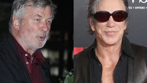 Alec Baldwin (L) i Mickey Rourke (P)