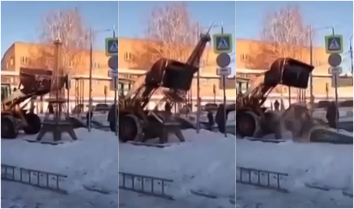 Rosjanie dokonali zniszczenia repliki Wieży Eiffla Rosjanie dokonali zniszczenia repliki Wieży Eiffla