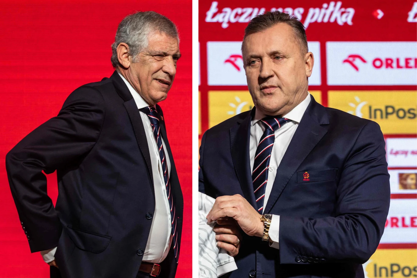 Selekcjoner reprezentacji Polski Fernando Santos oraz prezes PZPN Cezary Kulesza Selekcjoner reprezentacji Polski Fernando Santos oraz prezes PZPN Cezary Kulesza