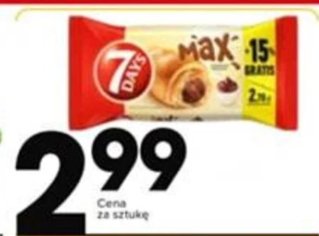 7 Days Super Max Rogalik z nadzieniem kakaowym 110 g