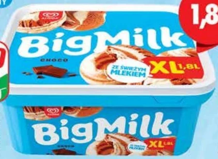 Big Milk Choco XL Lody 1,8 l