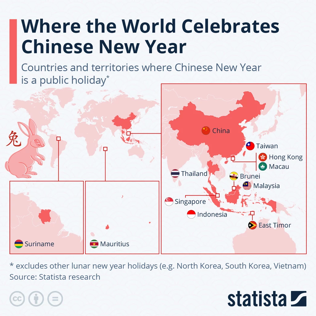 Gdzie świętuje się Chiński Nowy Rok?