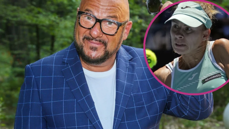 Piotr Gąsowski i Magda Linette Piotr Gąsowski i Magda Linette