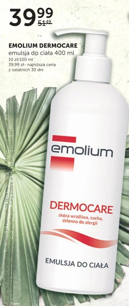 Emolium Dermocare Emulsja do ciała 400 ml