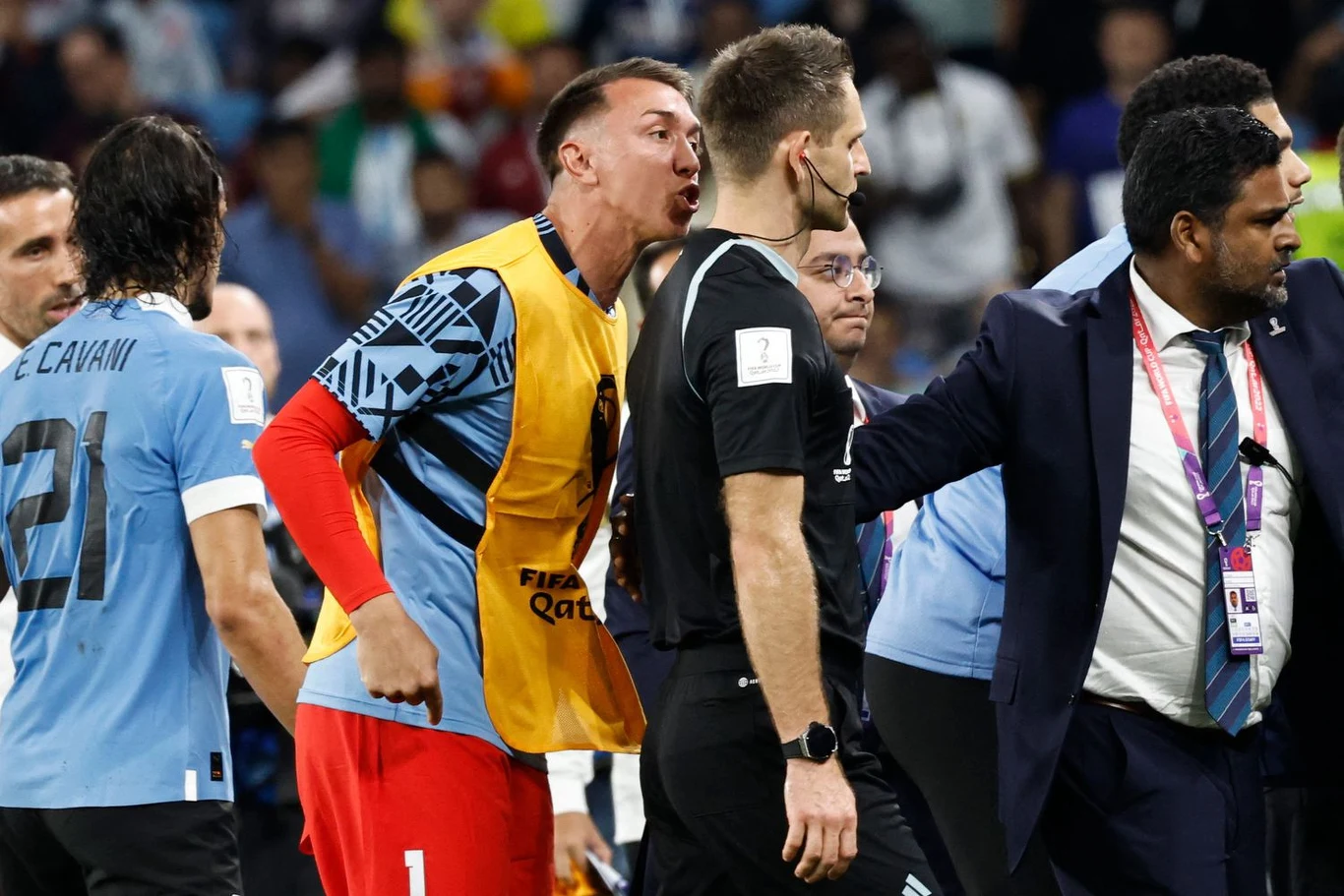 Fernando Muslera też szepnął kilka słów za dużo
