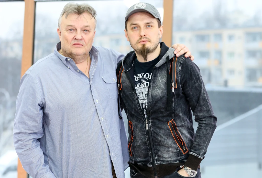 Krzysztof Cugowski z synem Piotrem
