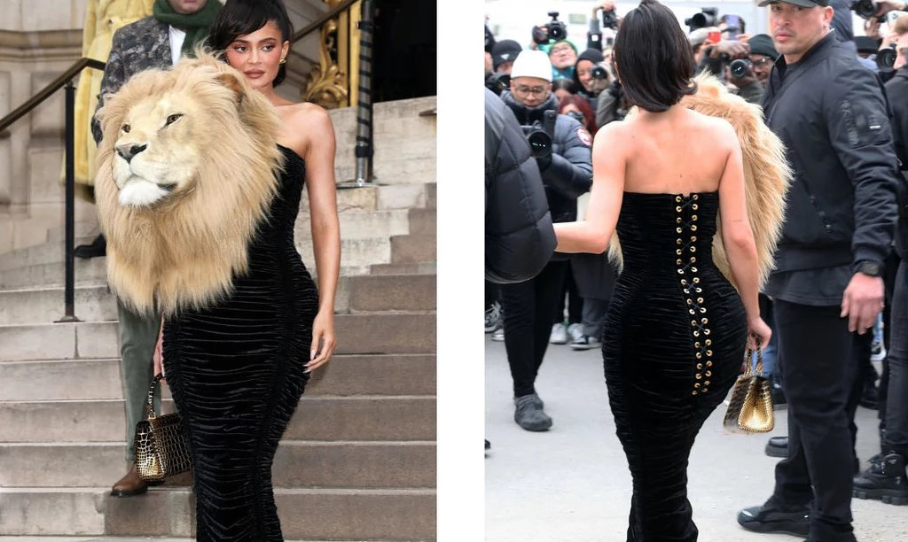 Kylie Jenner podczas Paris Fashion Week