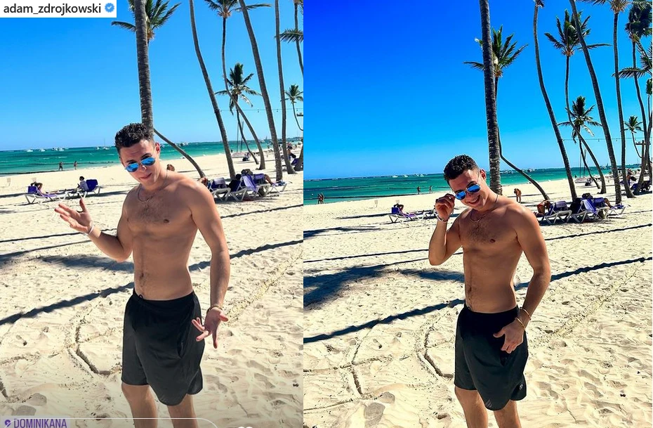 Adam Zdrójkowski na wakacjach