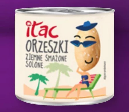 Itac Orzeszki ziemne smażone solone 140 g