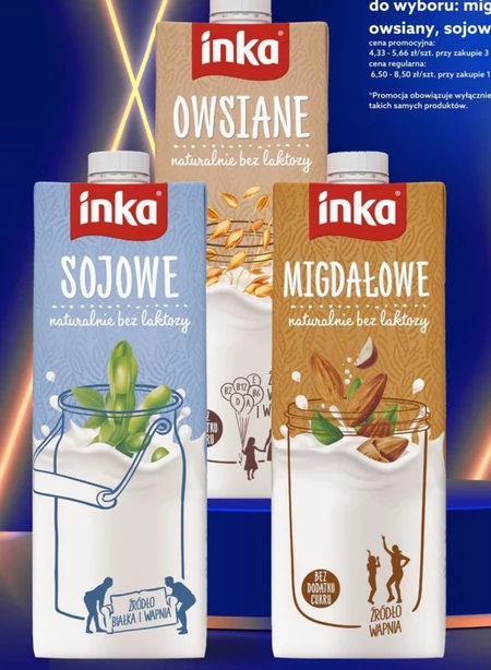inka Napój owsiany z wapniem i witaminami 1 l