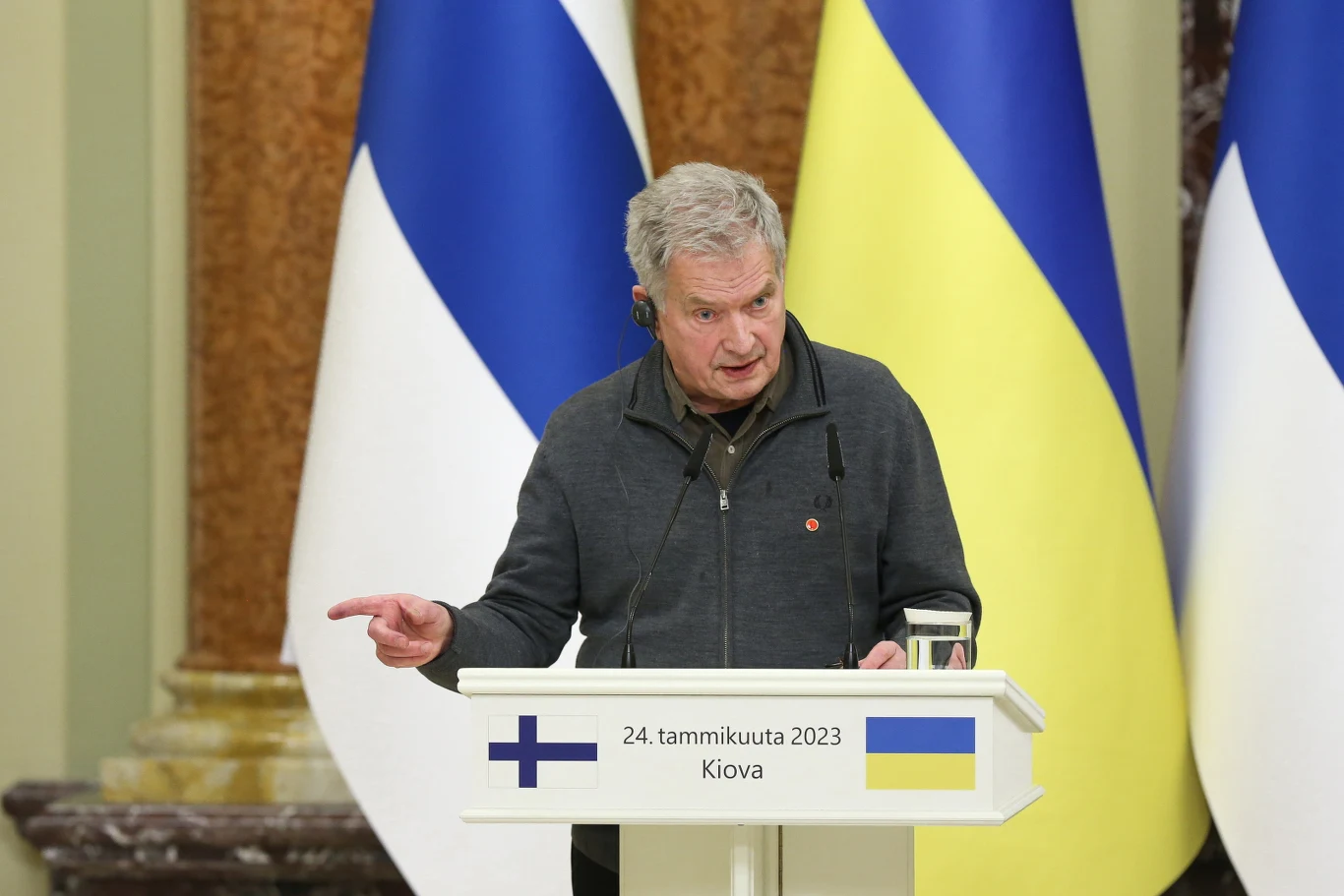 Prezydent Finlandii Sauli Niinisto Prezydent Finlandii Sauli Niinisto