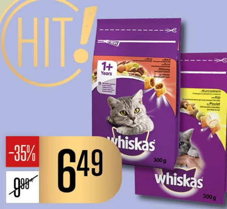 Whiskas Sterile z kurczakiem Przepyszne paszteciki Karma pełnoporcjowa 1+ lat 300 g