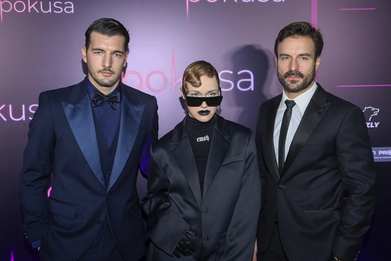 Helena Englert, Piotr Stramowski, Andrea Preti - premiera filmu "Pokusa"