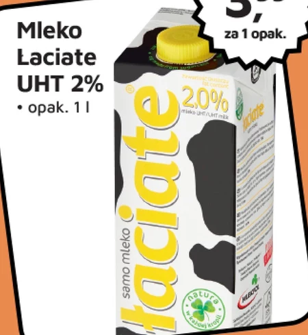 Łaciate Mleko UHT 2,0 % 1 l