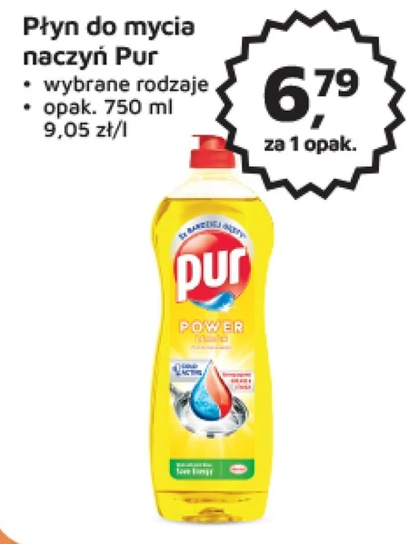 Pur Power Lemon Płyn do mycia naczyń 750 ml