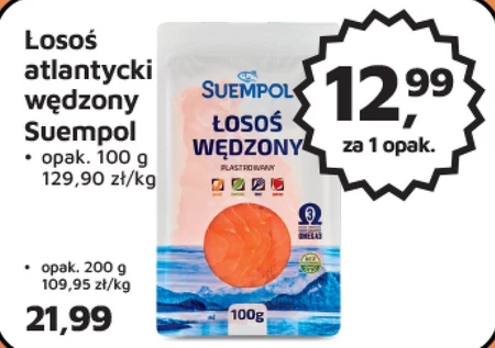 Suempol Łosoś wędzony plastrowany 100 g