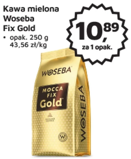 Woseba Mocca Fix Gold Kawa palona mielona 250 g