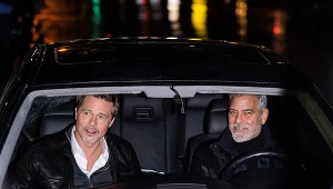 Brad Pitt i George Clooney na planie "Wolves"