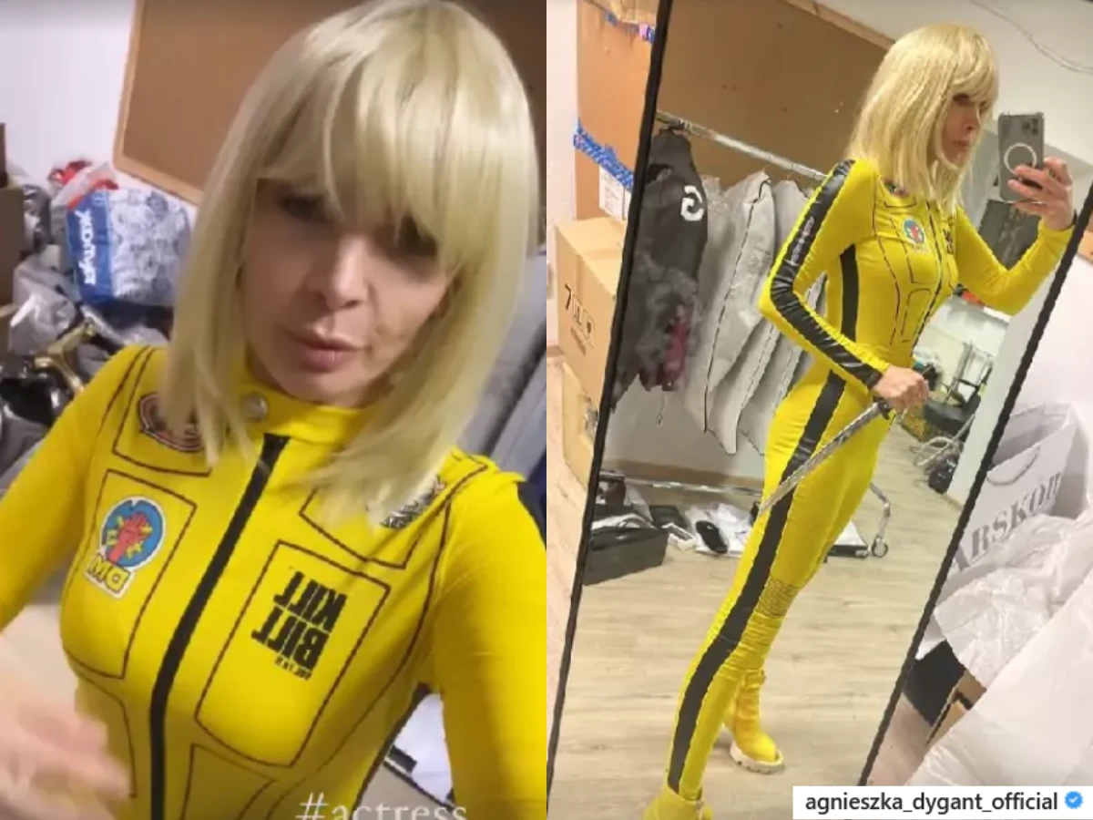 Agnieszka Dygant w blond włosach. Aktorka eksperymentuje z wizerunkiem dla roli Agnieszka Dygant w blond włosach. Aktorka eksperymentuje z wizerunkiem dla roli
