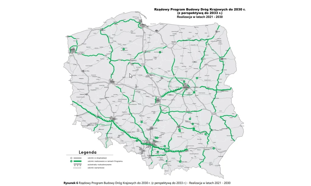 Plan budowy dróg na latach 2023-2030