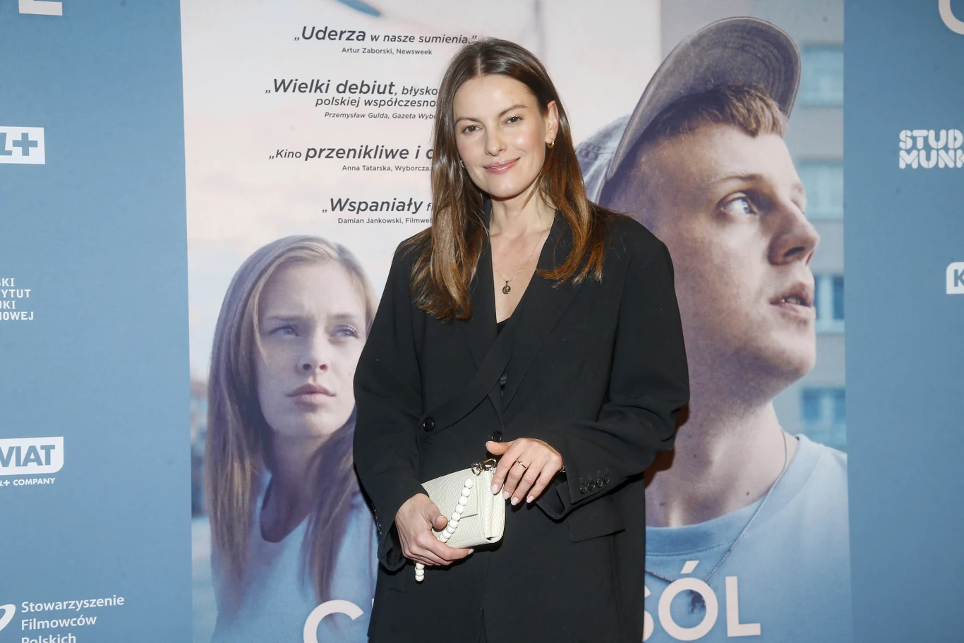 Agnieszka Kawiorska na premierze filmu "Chleb i sól" Agnieszka Kawiorska na premierze filmu "Chleb i sól"