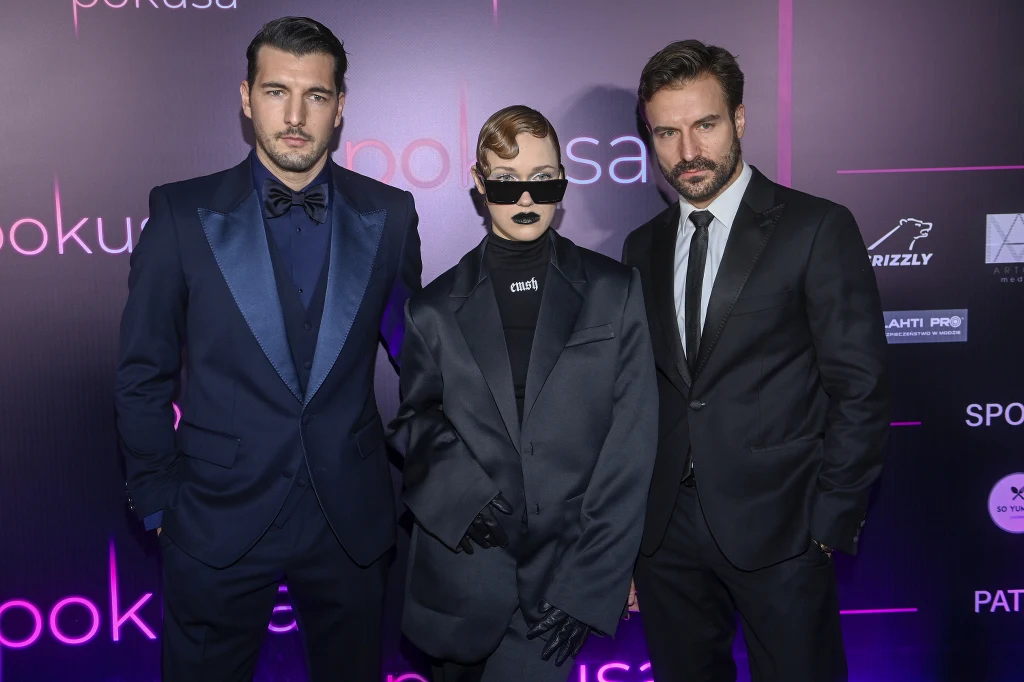 Helena Englert, Piotr Stramowski i Andrea Preti na premierze "Pokusy" Helena Englert, Piotr Stramowski i Andrea Preti na premierze "Pokusy"