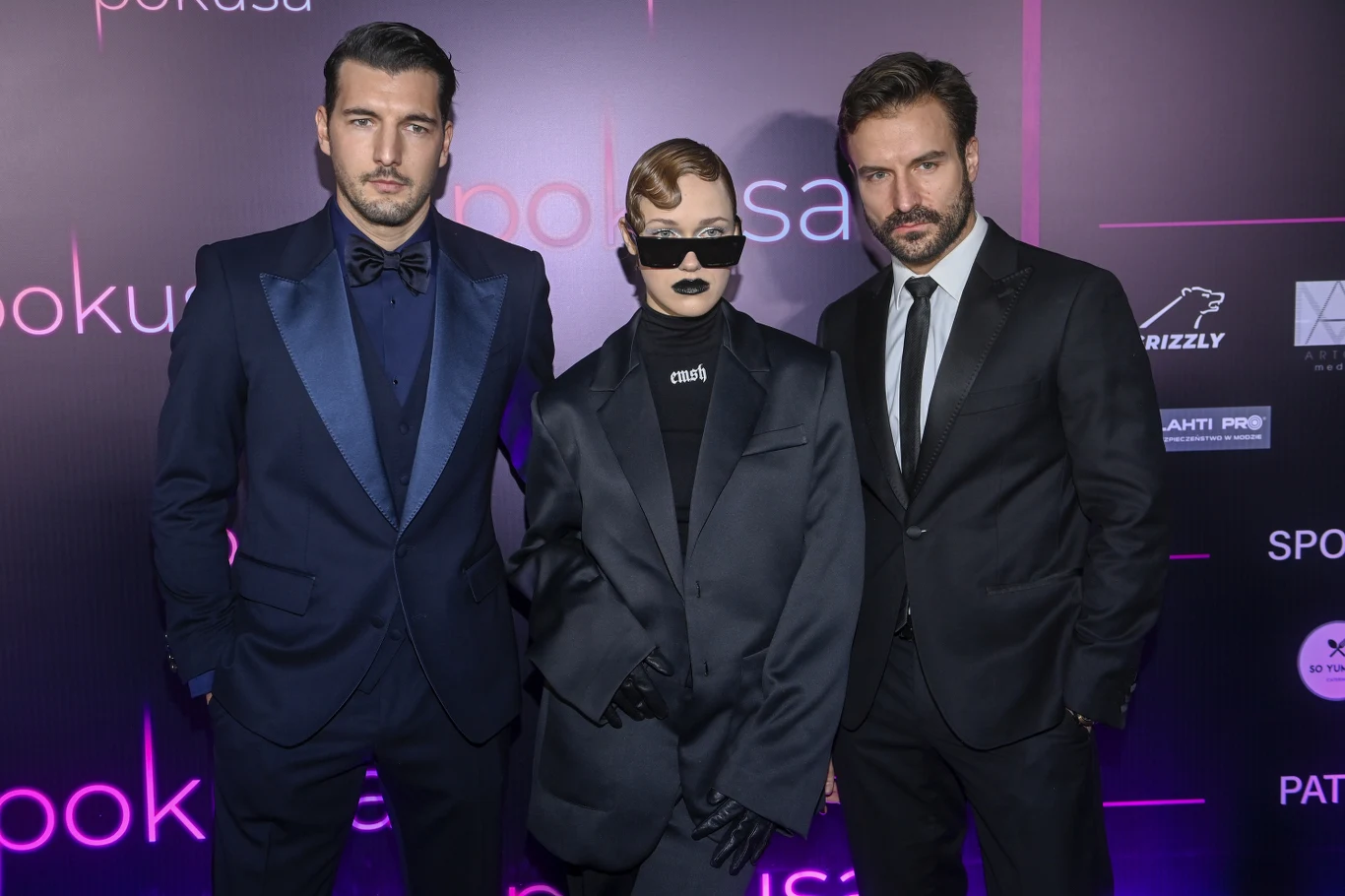 Helena Englert, Piotr Stramowski i Andrea Preti na premierze "Pokusy" Helena Englert, Piotr Stramowski i Andrea Preti na premierze "Pokusy"