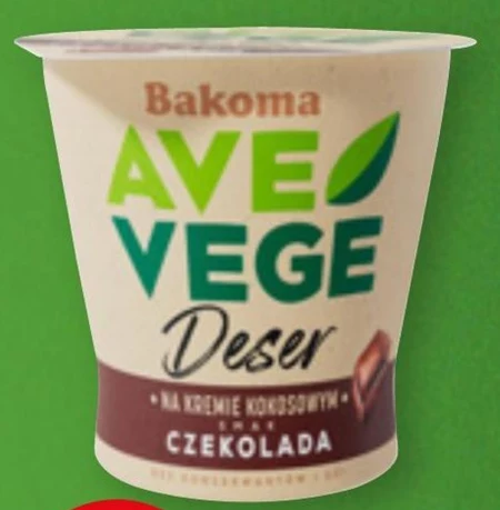 Bakoma Ave Vege Deser na kremie kokosowym smak czekolada 150 g