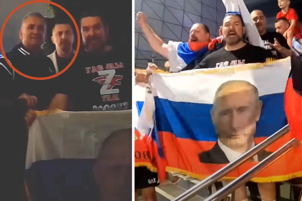 Kibice rosyjscy podczas Australian Open